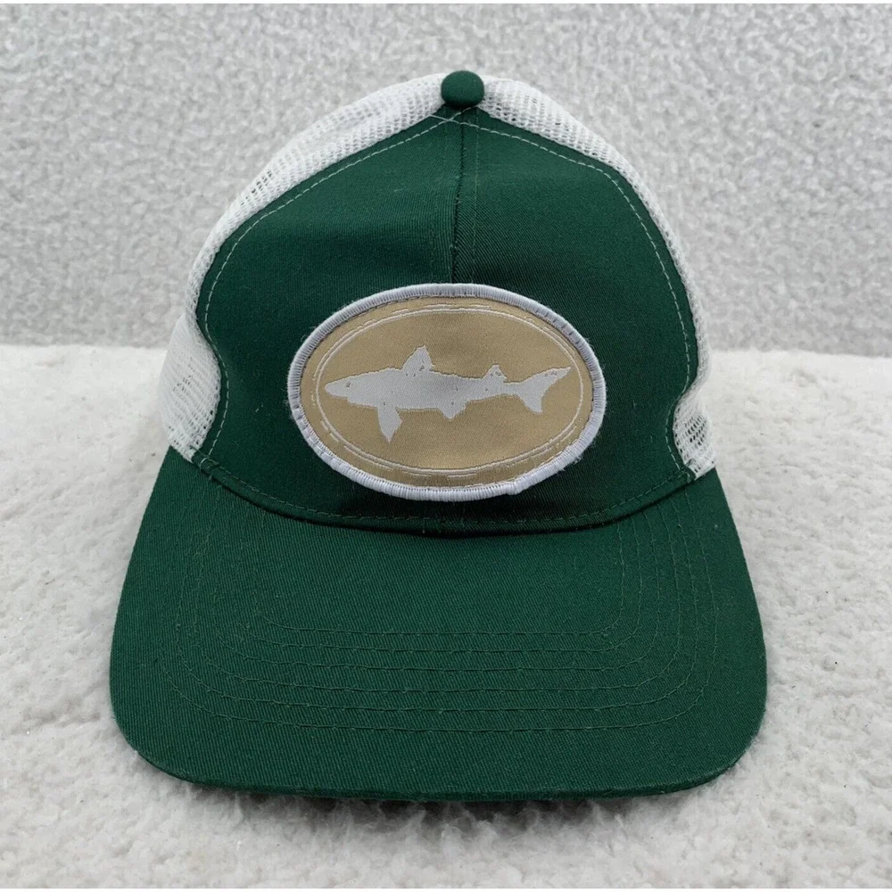 Dogfish Head Trucker Hat Mens Snapback OSFM Green White Mesh Beer Brewery IPA‎